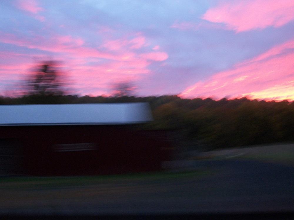 While it may be blurry, the sky is once again filled with brilliant colors this time of year.