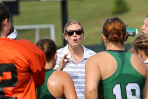 Beardsley coaches her Morrisville squad.