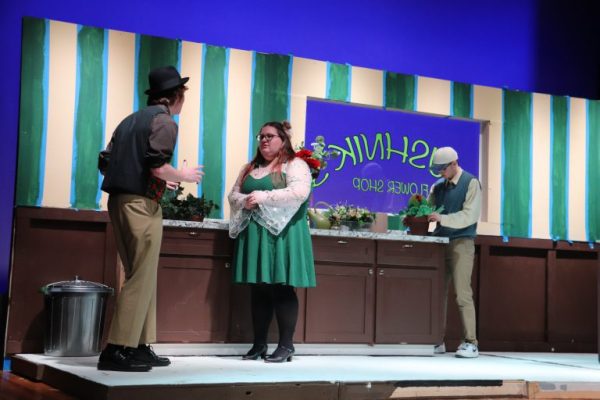 Abby Bizzozero performs in Little Shop of Horrors